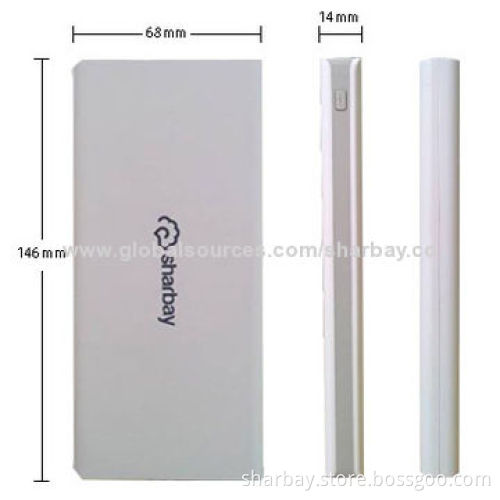 10000mAh Portable Power Bank, for Tablet PC, Phones, w/ Lithium Polymer Battery, FCC/RoHS/CE-marked